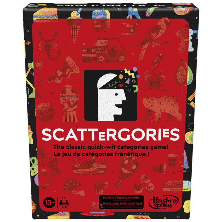 Classic Scattergories Game, Party Board Game for 2+ Players
