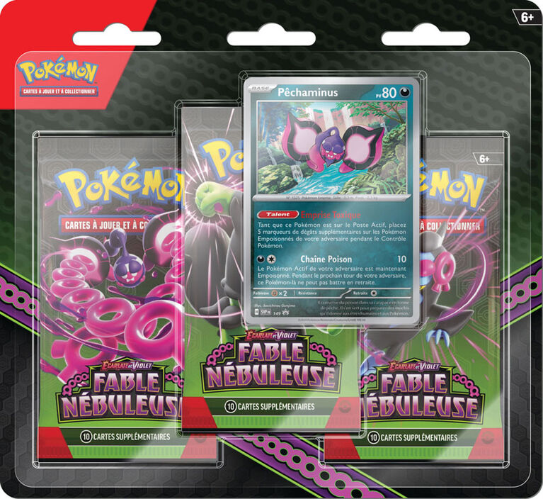 Pokemon SV6.5 Shrouded Fable 3-pack Blister - French Edition