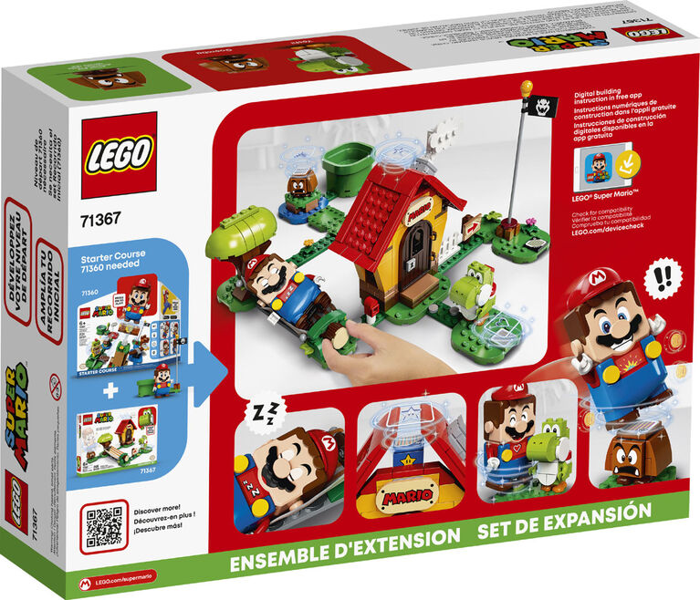 Lego Super Mario Mario S House Yoshi Expansion Set 71367 Toys R Us Canada