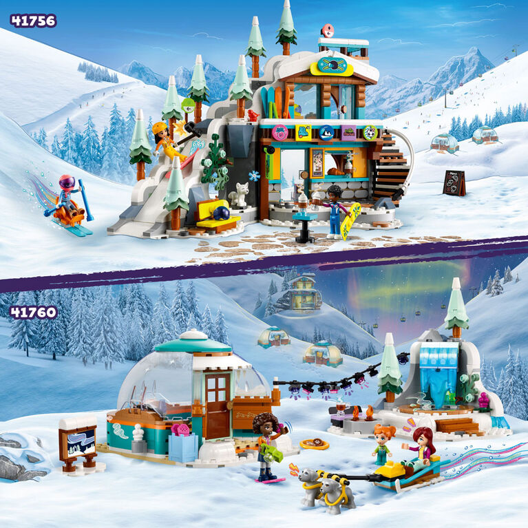 LEGO Friends Holiday Ski Slope and Café 41756 Building Toy Set (980 Pieces)