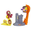 Marvel Stunt Squad Iron Man vs. M.O.D.O.K. Playset with 1.5 Inch Action Figures