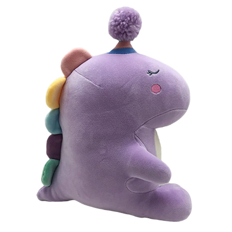 12.5" Yabu Large Party Dino-Purple Plush