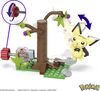 MEGA Pokémon Building Toy Kit, Pichu's Forest Forage with 1 Action Figure (84 Pieces)