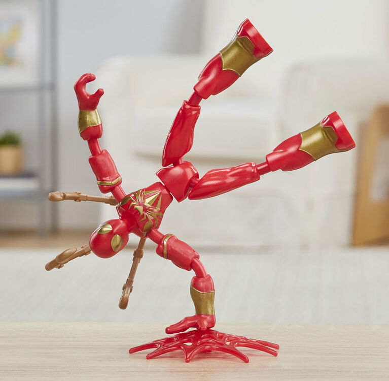 Marvel Spider-Man Bend and Flex Iron Spider Action Figure Toy