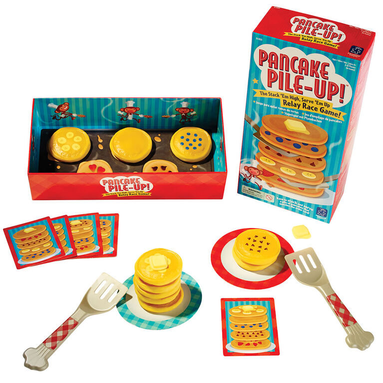 Pancake Pile-Up! Relay Game - English Edition
