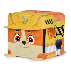 Rubble and Crew Stuffed Animals, Rubble, 4-Inch Cube-Shaped Plush Toy