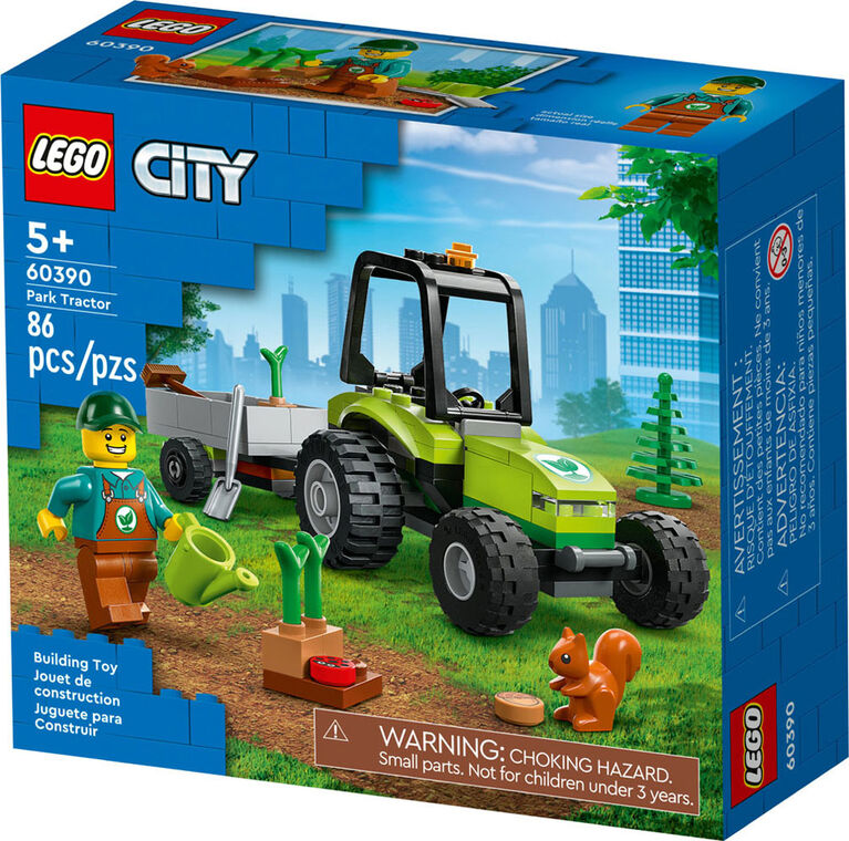 LEGO City Le tracteur forestier 60390; Ensemble de jouet de construction (86 pièces)