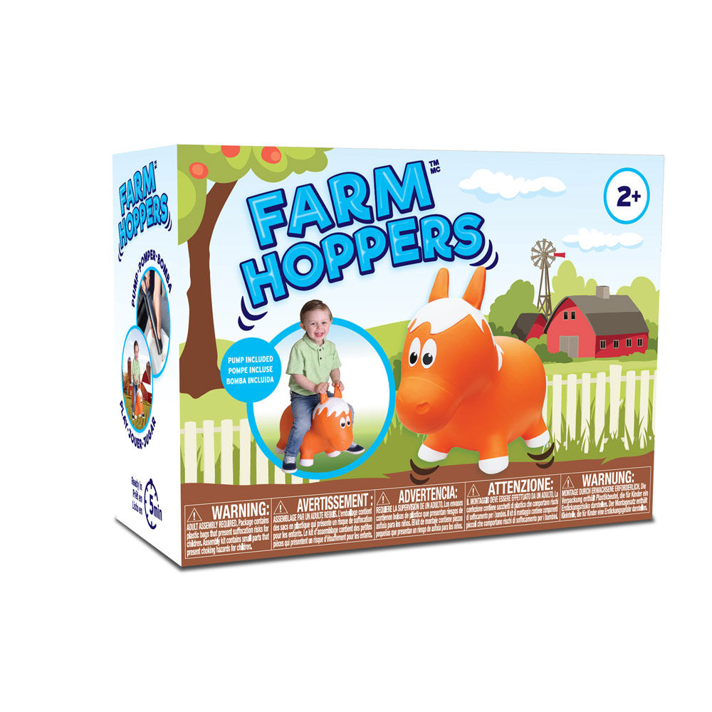 Farm Hopper Horse Orange