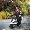 Voltz Toys Kids Motorcycle With Training Wheel, White