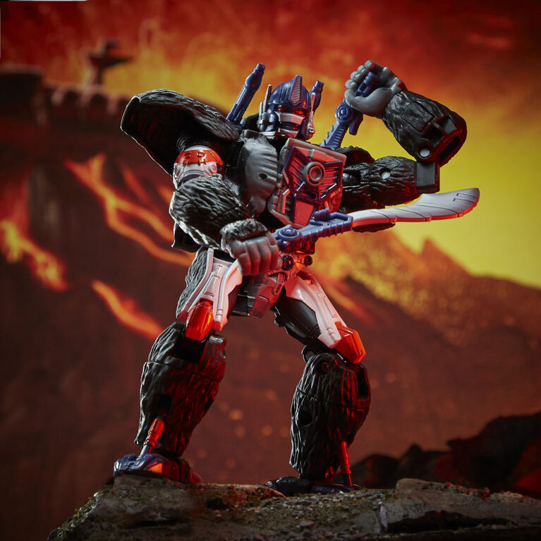 Transformers Voyager WFC-K8 Optimus Primal Action Figure