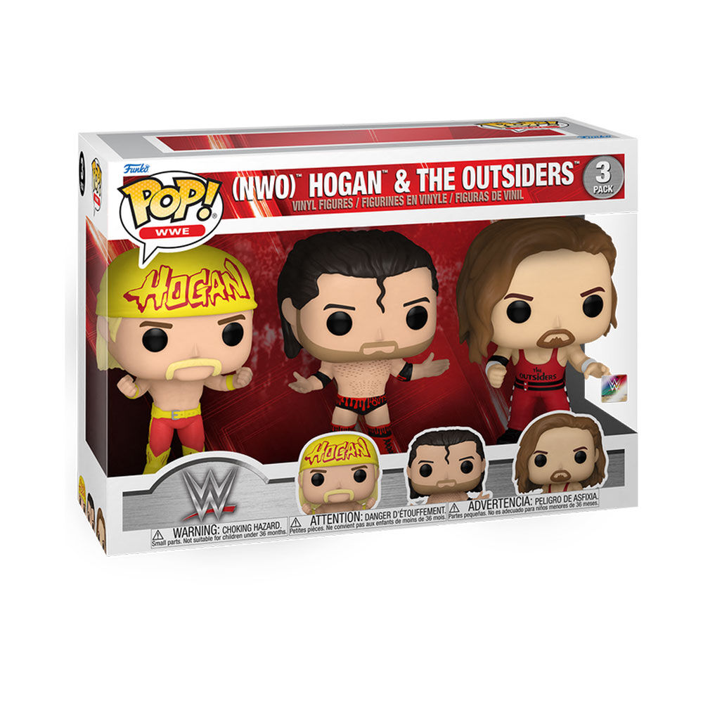 Funko Pop! WWE: NWO Hogan & The Outsiders 3-Pack Vinyl Figures