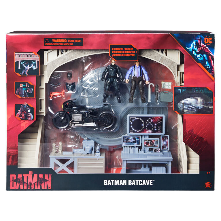 DC Comics, Batman Batcave with Exclusive Batman and Penguin Action Figures and Batcycle