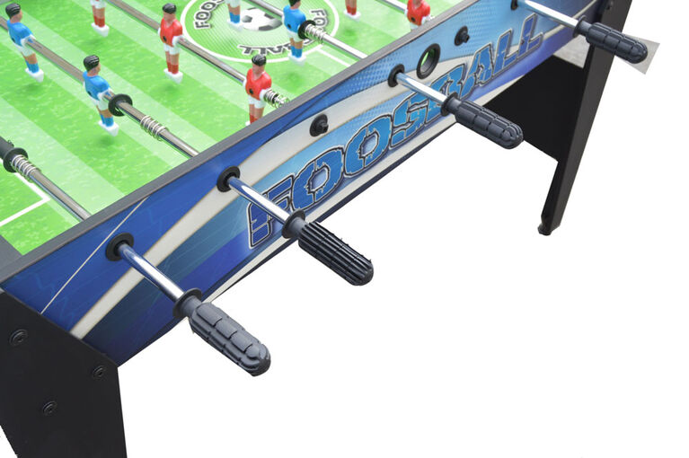 Allure 48 Inch Foosball Table - Black and Blue