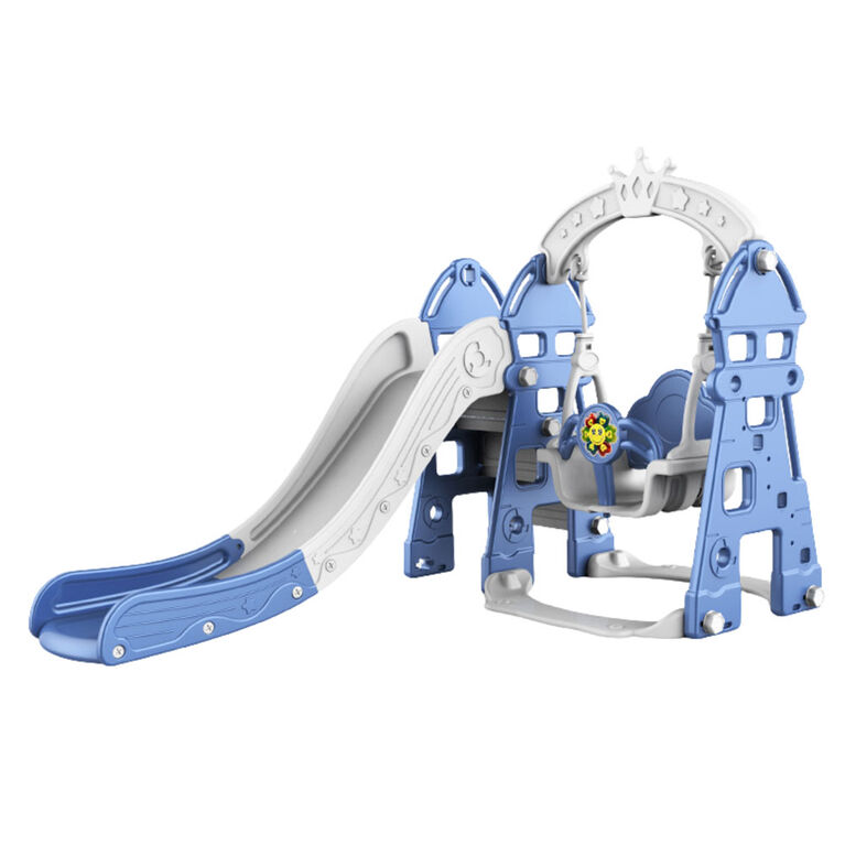 Kidsvip 5 In 1 Castle Edition Playset- Blue - English Edition