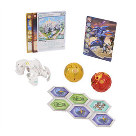 Bakugan Evolutions Starter Pack 3-Pack, Gillator Ultra with Hydorous and Blitx Fox, Collectible Action Figures