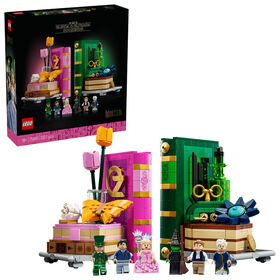 LEGO Wicked Glinda & Elphaba Bookends For Shelves, Fantasy Gift Craft Kit Reading Decor 75691