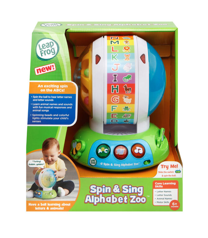 Spin & Sing Alphabet Zoo - English Edition