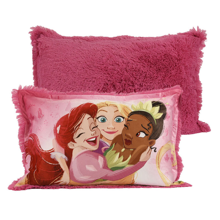 Disney Princess Kids Jumbo Funky Fur Pillow, 20" x 30"