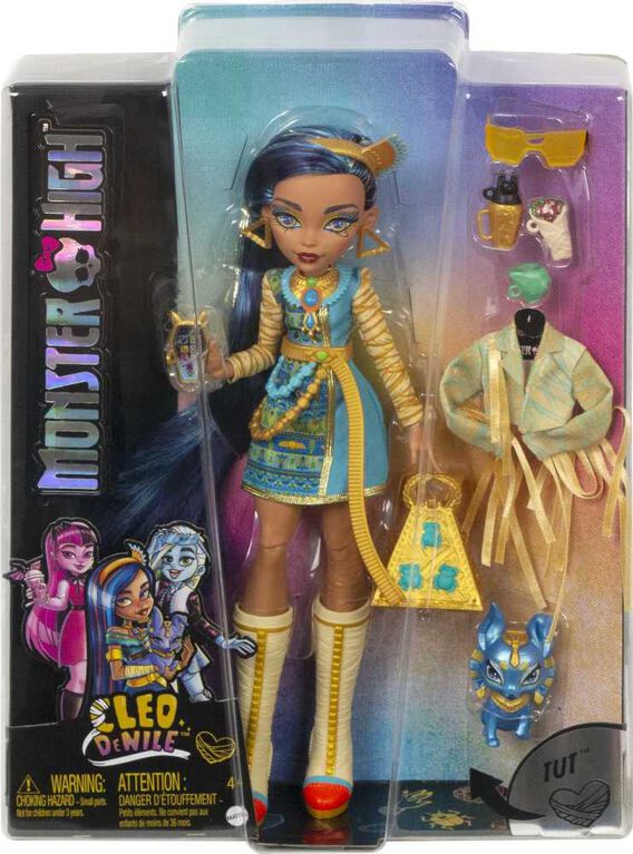 Monster High - Poupée Mannequin Clea de NIle avec son animal Toutankhamon -  La Grande Récré