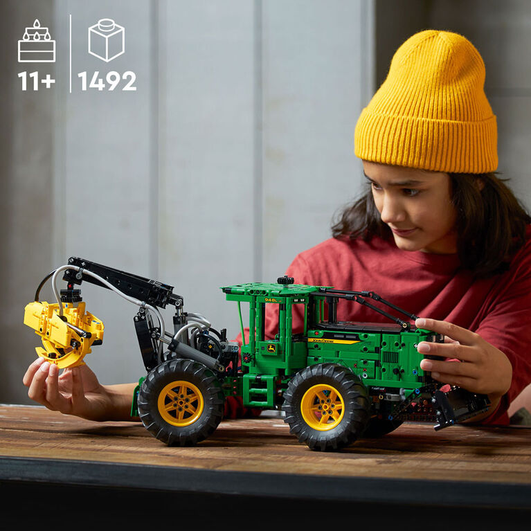LEGO Technic John Deere 948L-II Skidder 42157 Building Toy Set (1,492 Pieces)