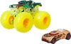 Hot Wheels Monster Truck & Car, 1:64 Scale Die-Cast Truck & Car (2 Vehicles) (Styles May Vary)