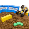 Monster Jam, Coffret Monster Dirt Arena de 60 cm avec 907 g de Monster Dirt et monster truck Monster Jam exclusif en métal moulé à l'échelle 1:64 - Édition anglaise