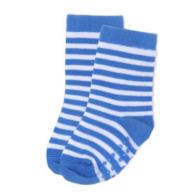 Small Wonder - Toddler  Sock, Blue Stripe 2T-4T
