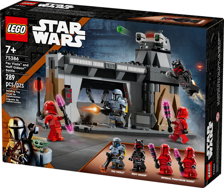 LEGO Star Wars Paz Vizsla and Moff Gideon Battle Mandalorian Toy 75386