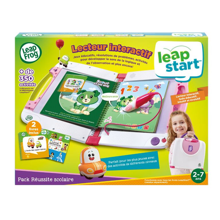 LeapFrog LeapStart - Pack Réussite scolaire - Rose - Édition française