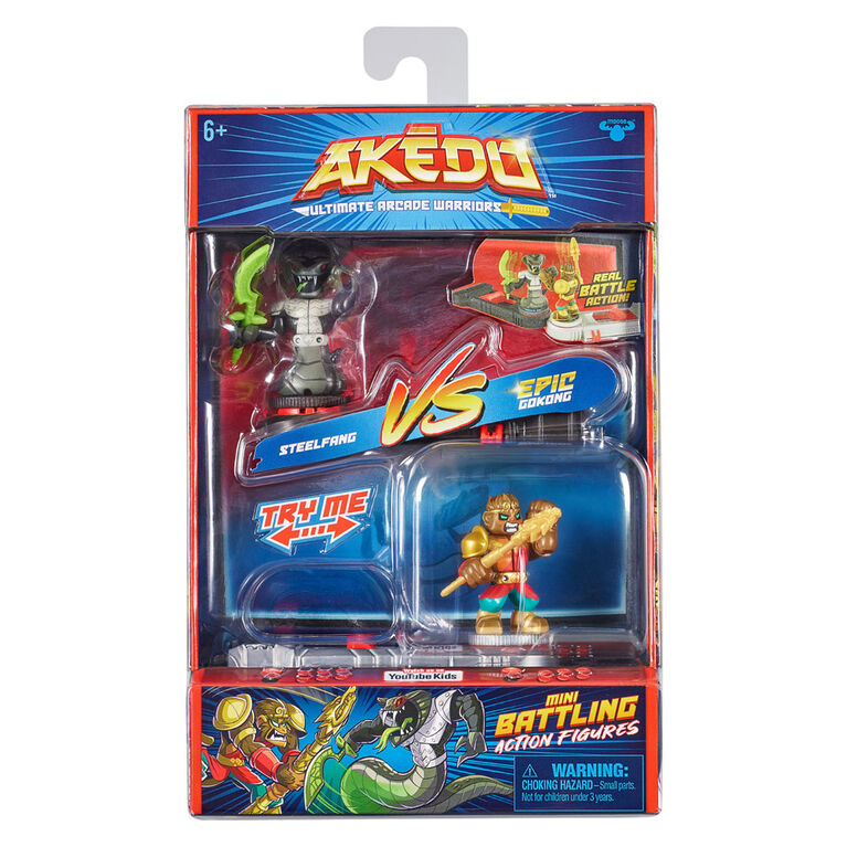 Akedo S2 Versus Pack Steelfang Vs Gokong
