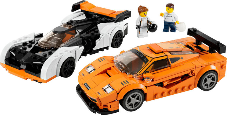 LEGO Speed Champions McLaren Solus GT and McLaren F1 LM 76918 Building Toy Set (581 Pieces)