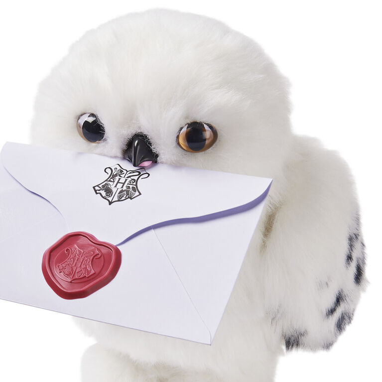 Wizarding World Harry Potter, Enchanting Hedwig Interactive Owl with Over 15 Sounds and Movements and Hogwarts Envelope