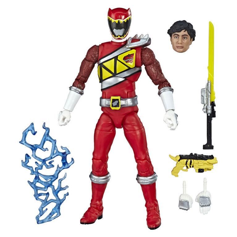 Power Rangers Lightning Collection - Figurine de collection Ranger rouge Dino Charge de 15 cm.