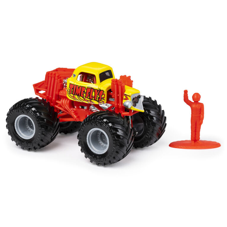 Monster Jam, Official Time Flys Monster Truck, Die-Cast Vehicle, Legacy Trucks Series, 1:64 Scale