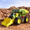 John Deere 18" Motorized 'Lights & Sounds' Maxx Power 2-N-1  Dig Rig - English Edition