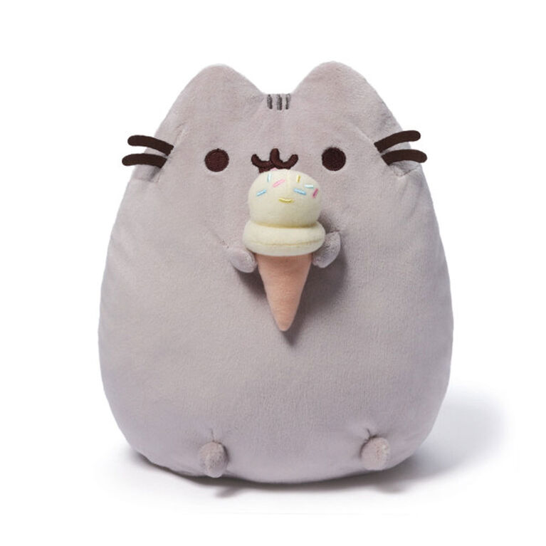 Gund Peluche Chat Pusheen Gourmande Avec Creme Glacee 24 1 Cm Toys R Us Canada