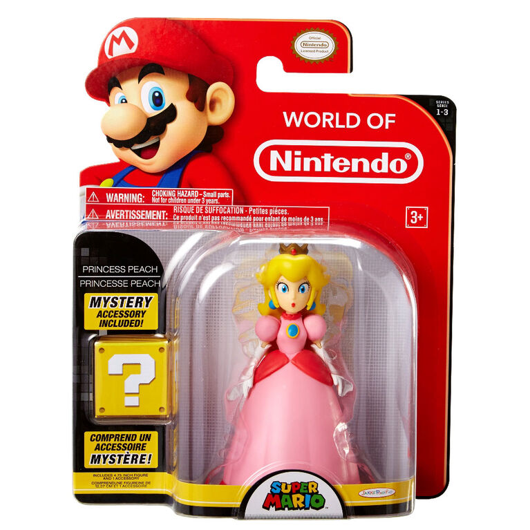 World of Nintendo 4" Figures - Princess Peach w/ Crown