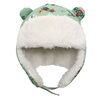 FlapJackKids - Baby, Toddler, Kids, Boys - Water Repellent Trapper Hat - Sherpa Lining - Black Bear/Green- Large 4-6 years