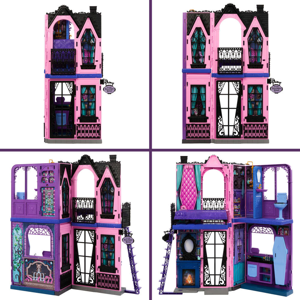 MonsterHigh-Hôtel Bouh-tique-maison de poupée et accessoires