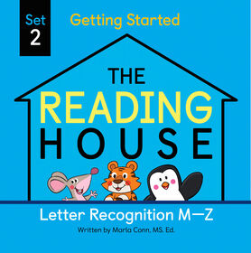 The Reading House Set 2: Letter Recognition M-Z - English Edition