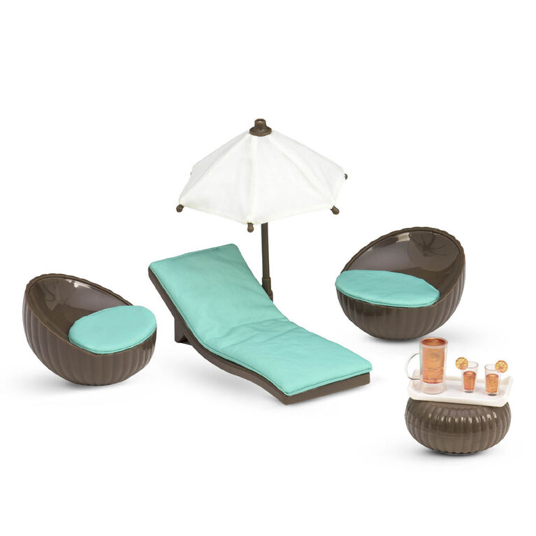 Lori, Rooftop Patio Set, Furniture Set for 6inch Dolls Toys R Us Canada