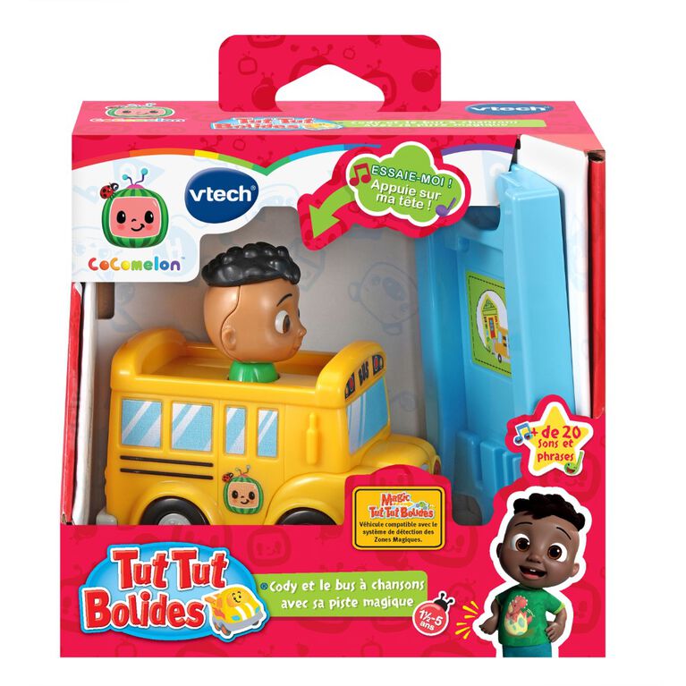 VTech CoCoMelon Tut Tut Bolides - Cody et le bus à chansons - Édition française