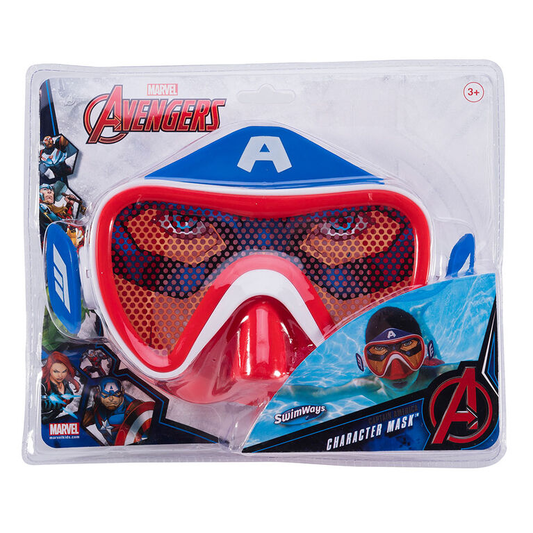 Disney Character Swim Mask - Captain America