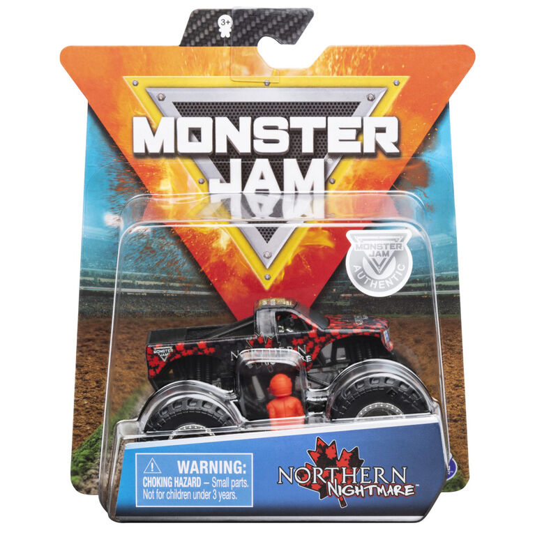 Monster Jam, Official Northern Nightmare Monster Truck, Die-Cast Vehicle, Legacy Trucks Series, 1:64 Scale