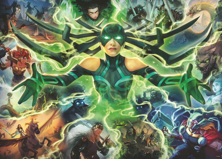 Ravensburger - Marvel Villainous: Hela casse-têtes 1000pc