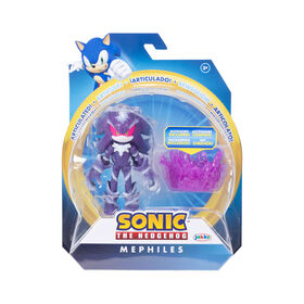 Sonic 4 Inch Figure - Mephiles the Dark with Purple Mist Base