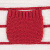 Gerber Childrenswear - 1 Pack Sweater Knit Romper - Red + White