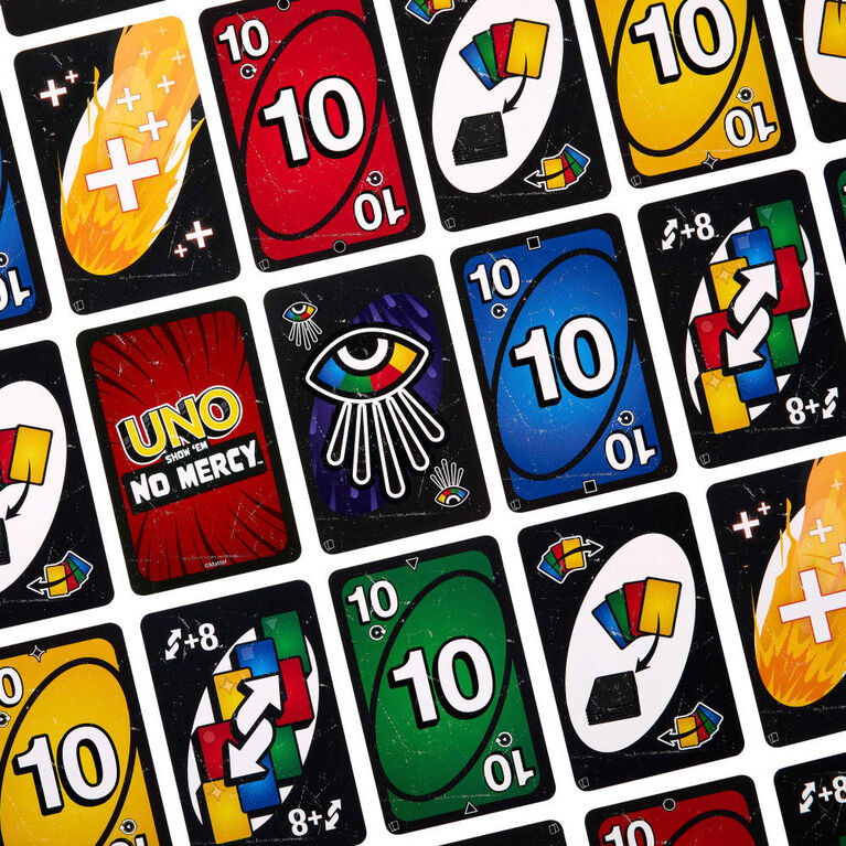 UNO Show 'em No Mercy Coffret d'extension, enfant, adultes, famille