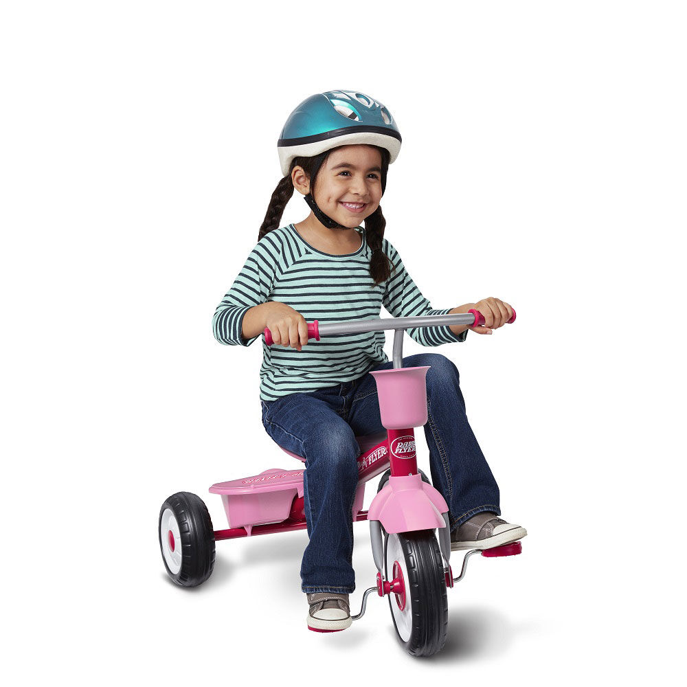 Pink radio flyer tricycle 4 in 1 top