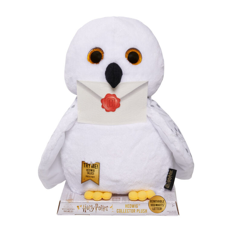 Peluche De La Chouette Hedwige De Harry Potter A Collectionner, Chouette Blanche - Notre exclusivité